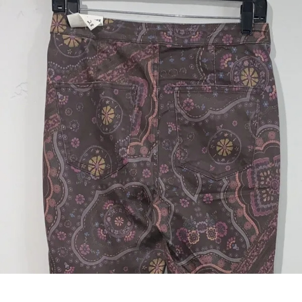 Just Float On Printed Flare Jeans - Picture 8 of 14